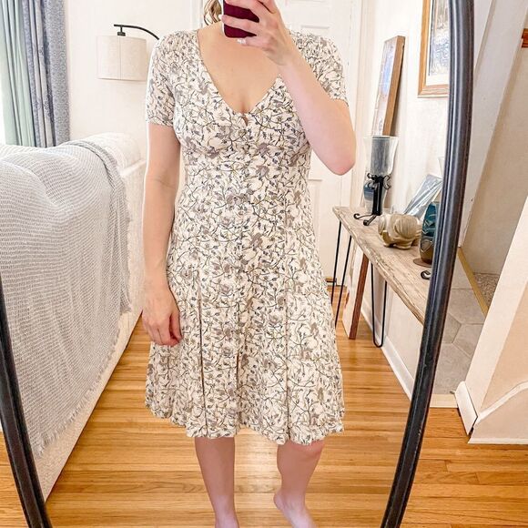 Free People Magnolia Mini Dress Floral S - Picture 1 of 8